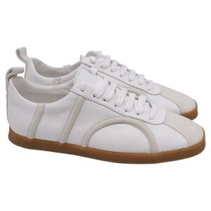 Totême Low Top Sneakers in White Leather